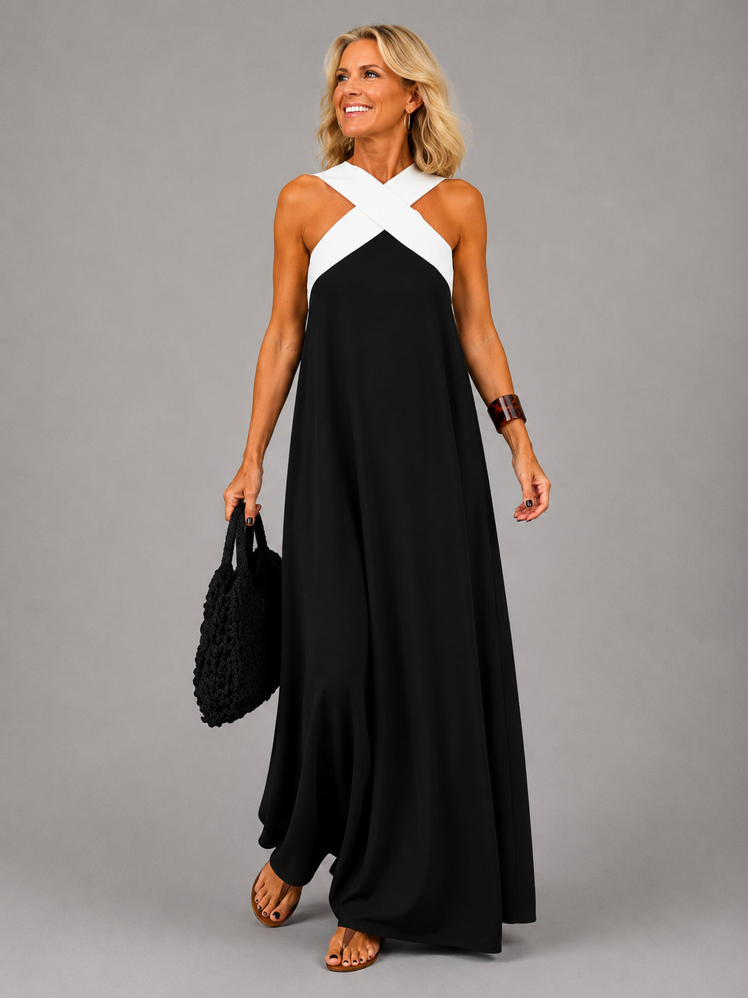 Kevara – Kreuzfront-Kleid