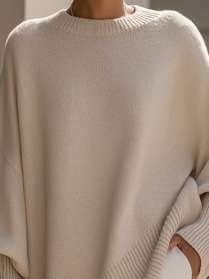 Rivana – weit geschnittener Strickpullover