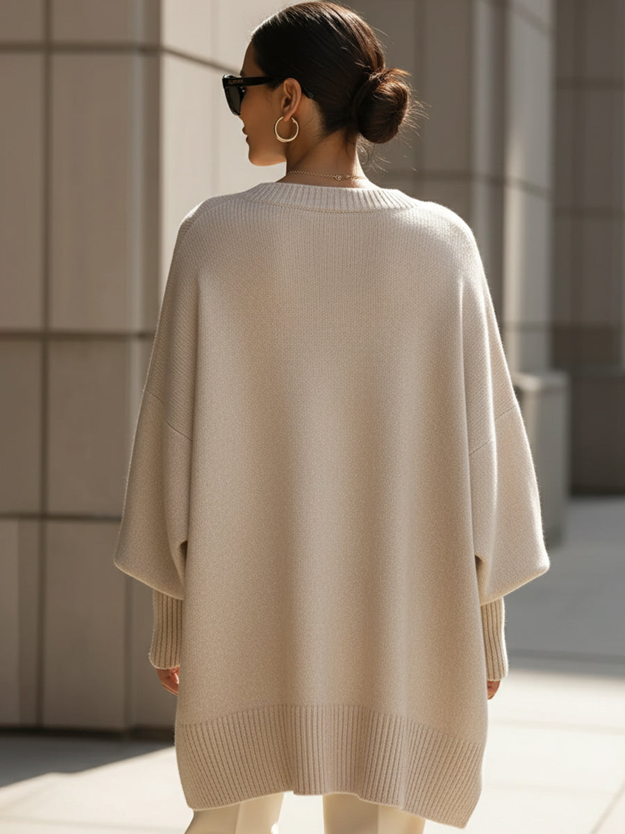 Rivana – weit geschnittener Strickpullover