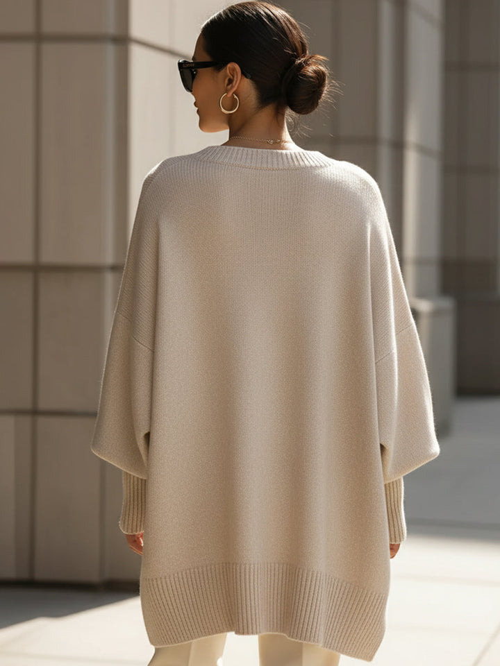 Rivana – weit geschnittener Strickpullover