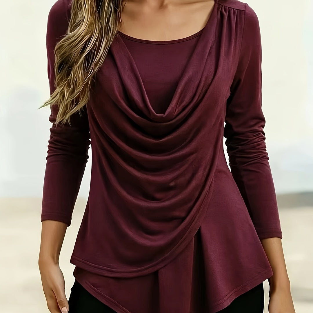 Arlysa – Rundhals-T-Shirt aus Stretch-Jersey