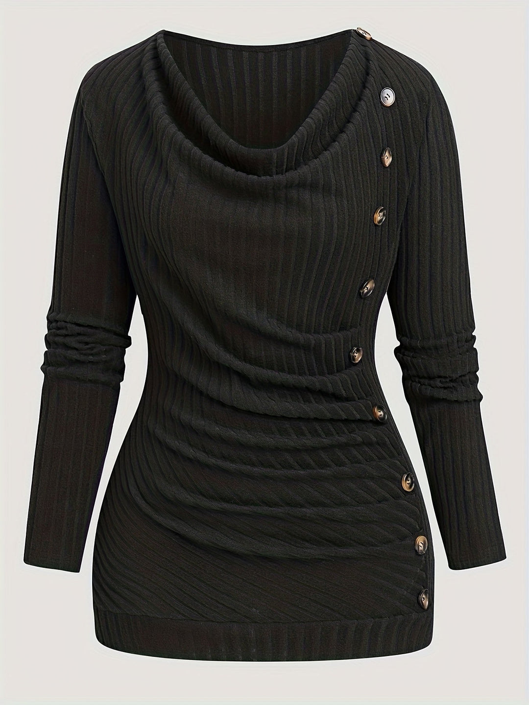 Solyne – Stricktop mit Rundhalsausschnitt
