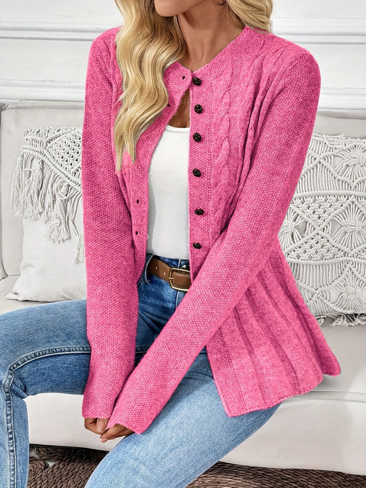 Noreli – Strickjacke mit gedrehtem Detail