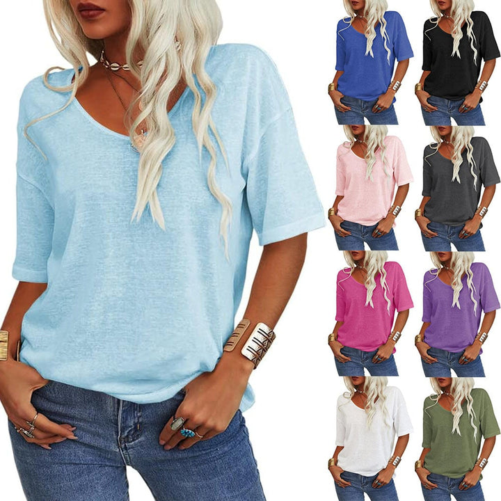 Kelira – T-Shirt mit Tulpenärmeln aus Stretch-Jersey