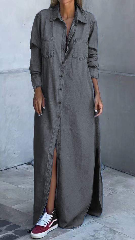 Zarelle – Denimkleid mit Klappentaschen
