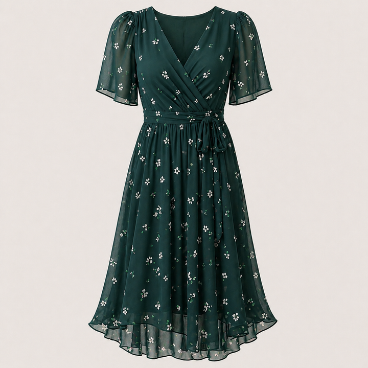 Naliri – Midi-Kleid aus Wickelgewebe