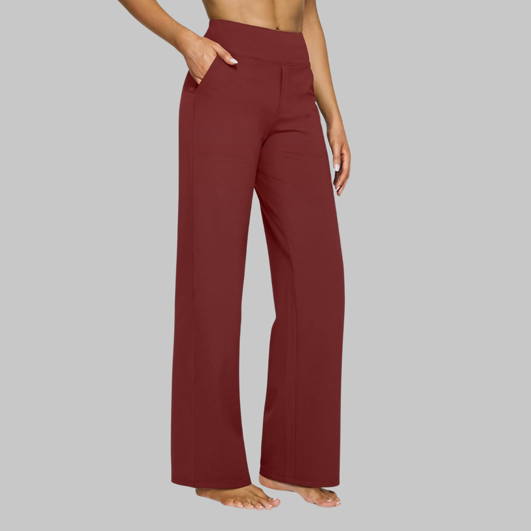 Rylena – hochtaillierte Stretch-Webhose