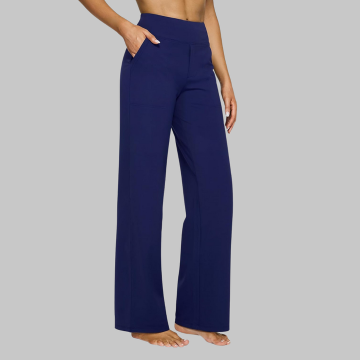 Rylena – hochtaillierte Stretch-Webhose
