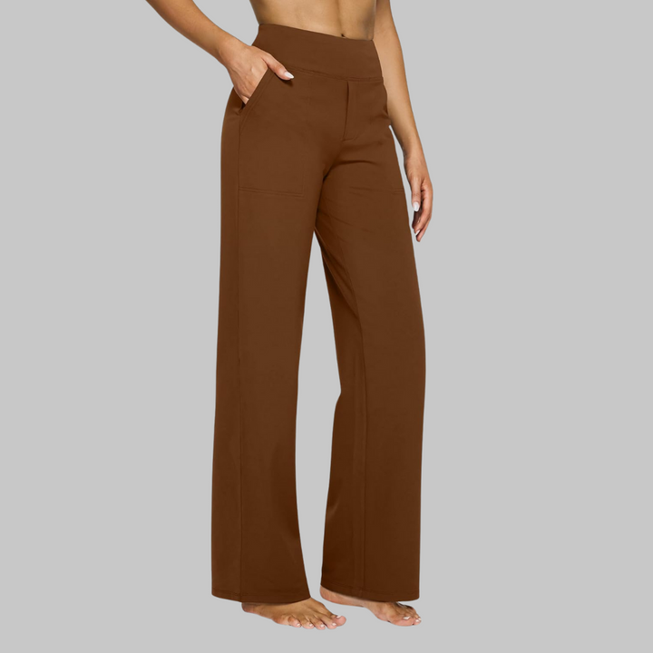 Rylena – hochtaillierte Stretch-Webhose