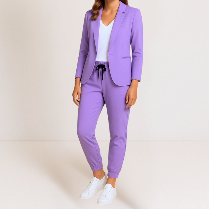 Nirelle – Strukturierte Jacke aus leichtem Anzugstoff