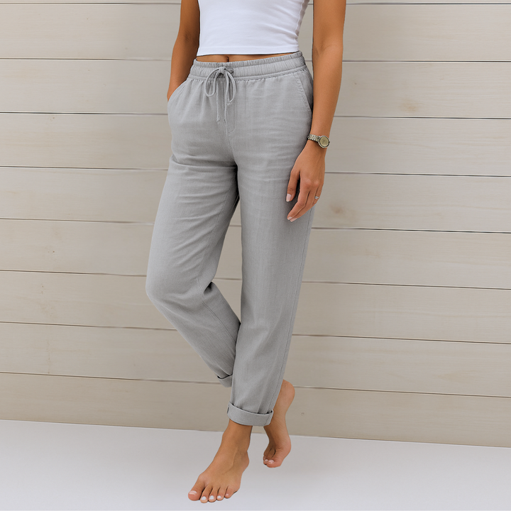 Nivara – Leinenhose mit elastischem Bund