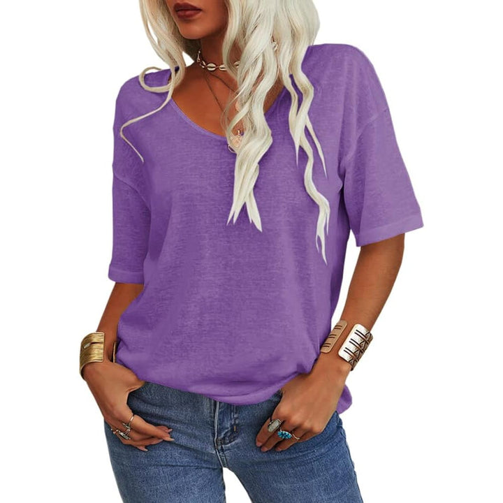 Kelira – T-Shirt mit Tulpenärmeln aus Stretch-Jersey