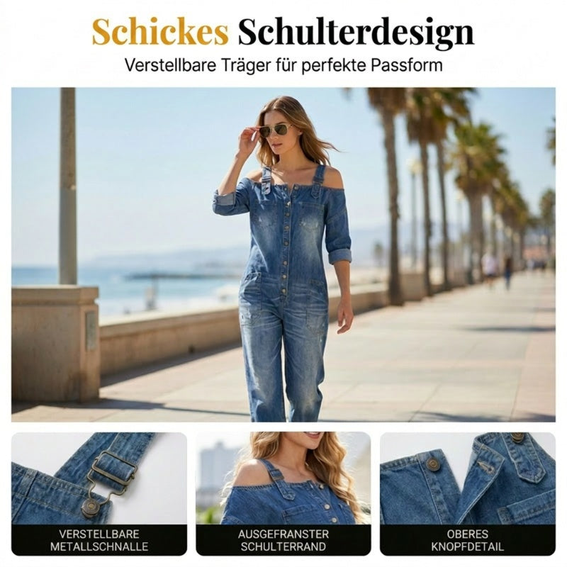 Elyra – weit geschnittener, gewebter Jumpsuit