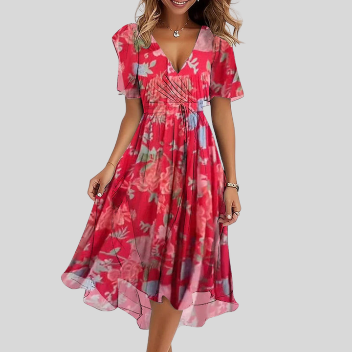 Zaleia – asymmetrisch gesäumtes Kleid