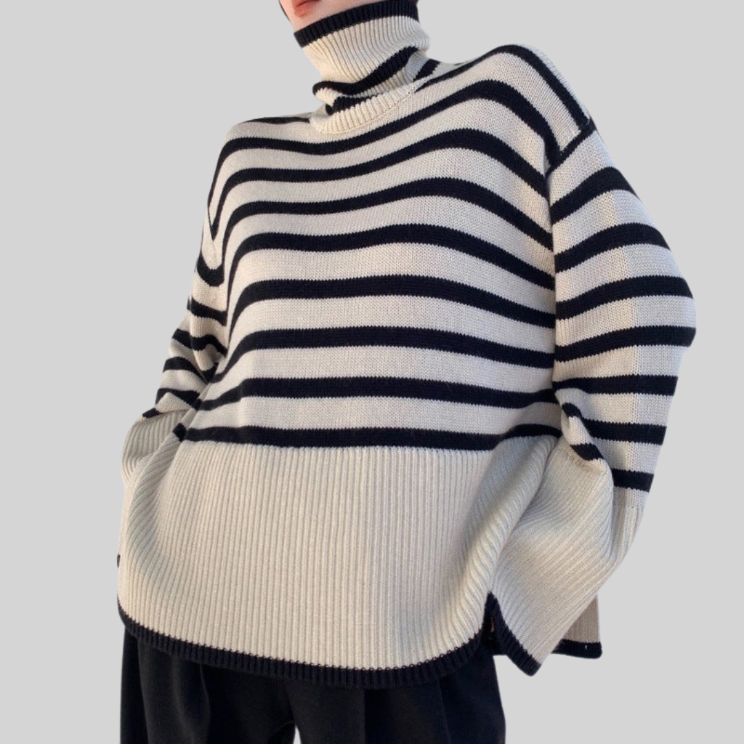 Lureva – Rollkragen-Strickpullover