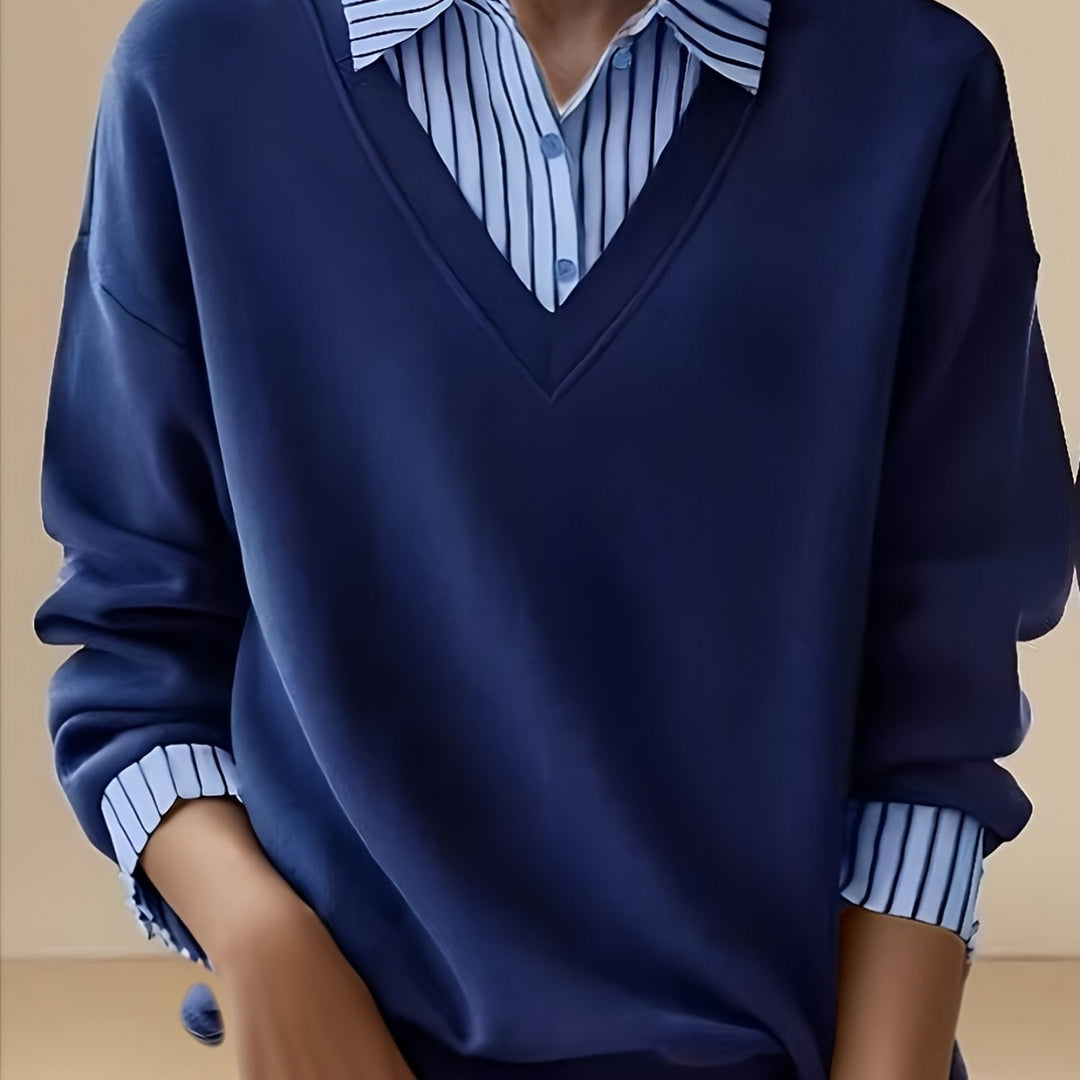 Calira – Mit Reverskragen, Strick-Poloshirt