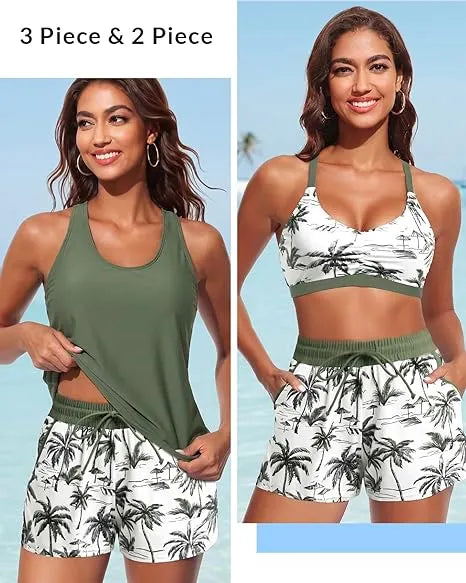 Rilena – Tankini-Set mit Taschen und Shorty