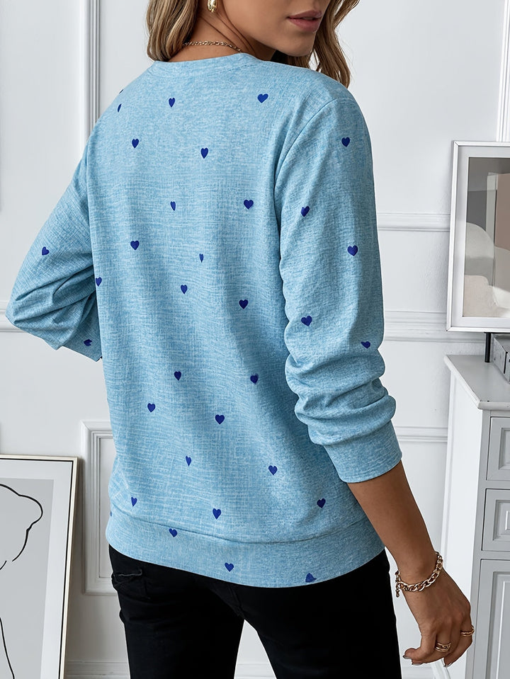Renali – Halbreißverschluss mit Ringanhänger, Strick-Sweatshirt