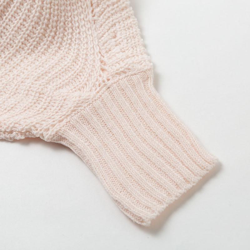 Velira – wellenförmiger, offen gestrickter Pullover