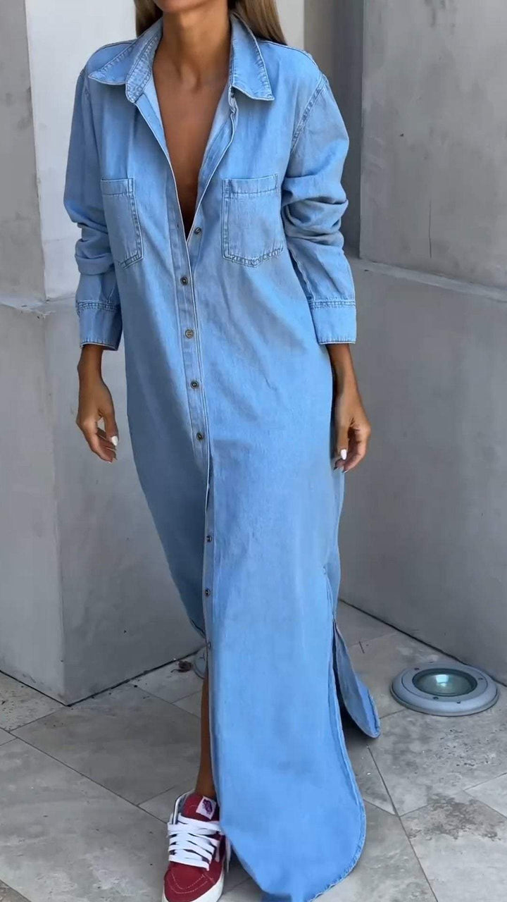 Zarelle – Denimkleid mit Klappentaschen