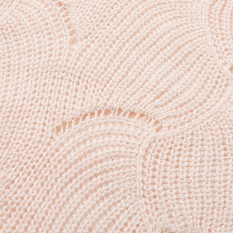 Velira – wellenförmiger, offen gestrickter Pullover