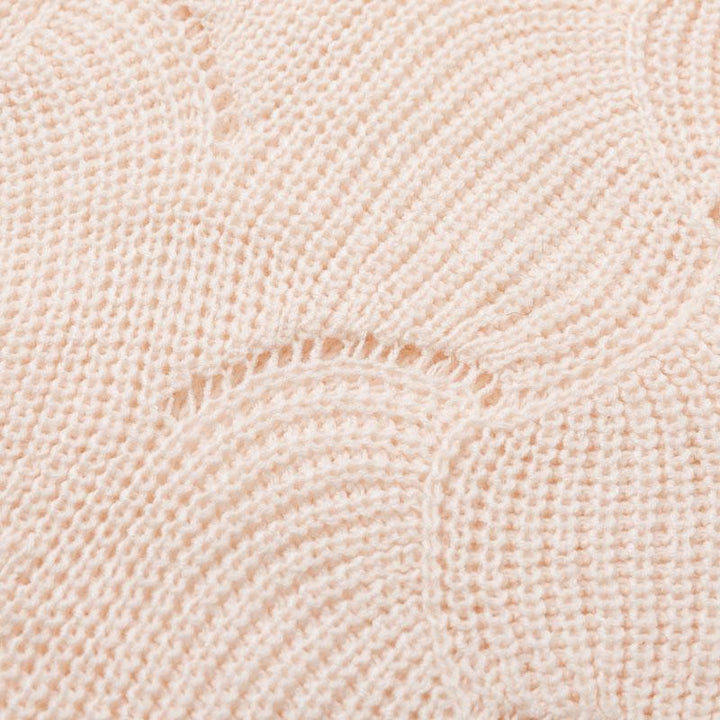 Velira – wellenförmiger, offen gestrickter Pullover