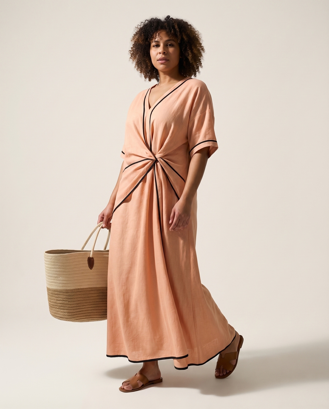 tailliertes Midikleid