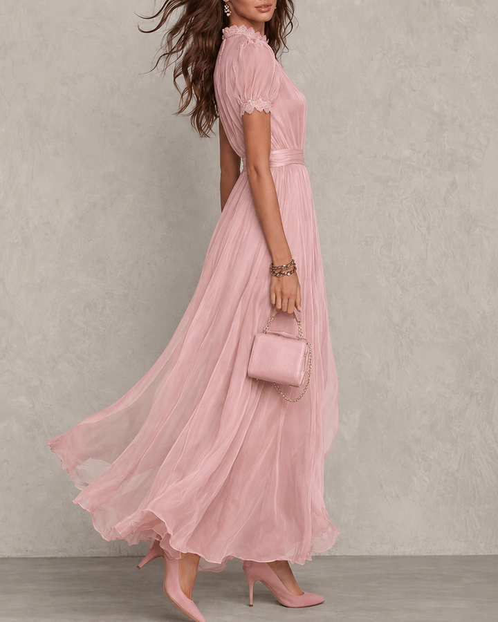 Noreli – Maxi-Chiffonkleid