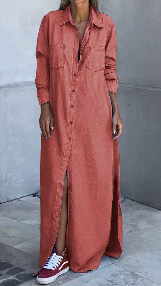 Zarelle – Denimkleid mit Klappentaschen