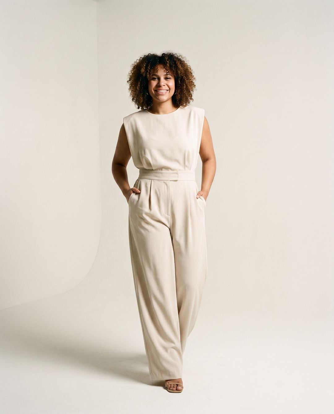 Taillierter Jumpsuit