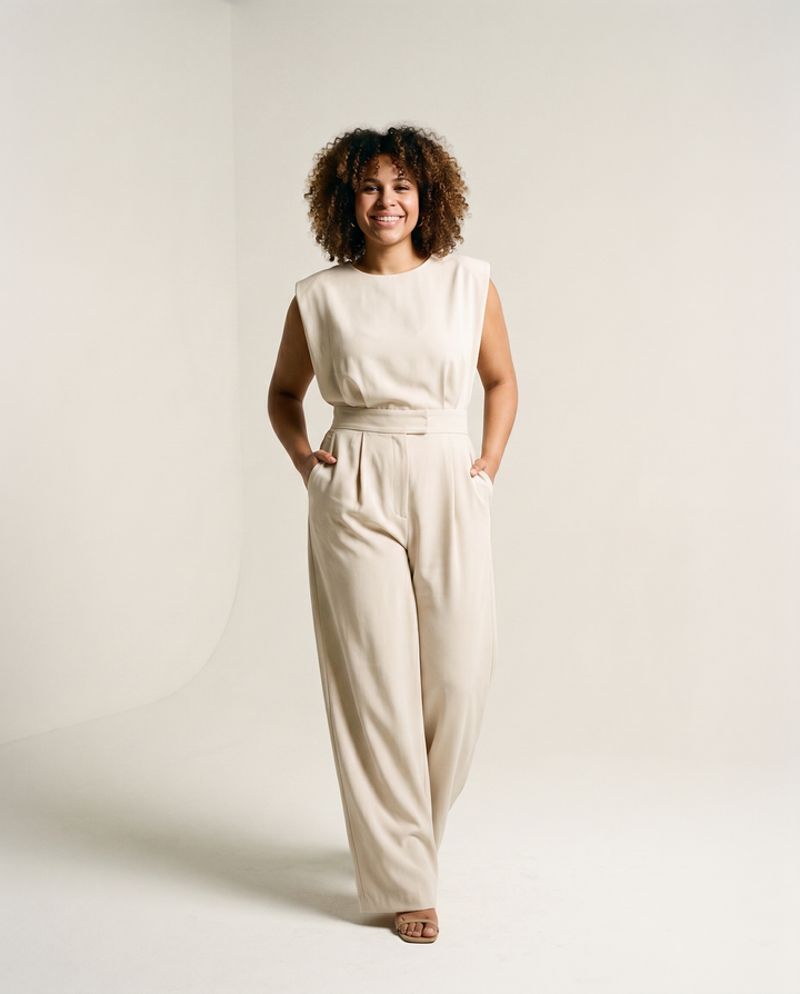 Taillierter Jumpsuit
