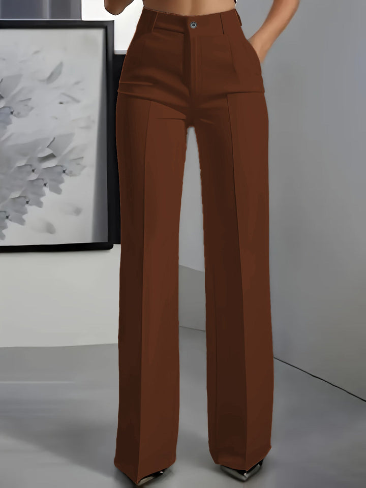 Ilyra – Hochtaillierte Stretch-Webhose
