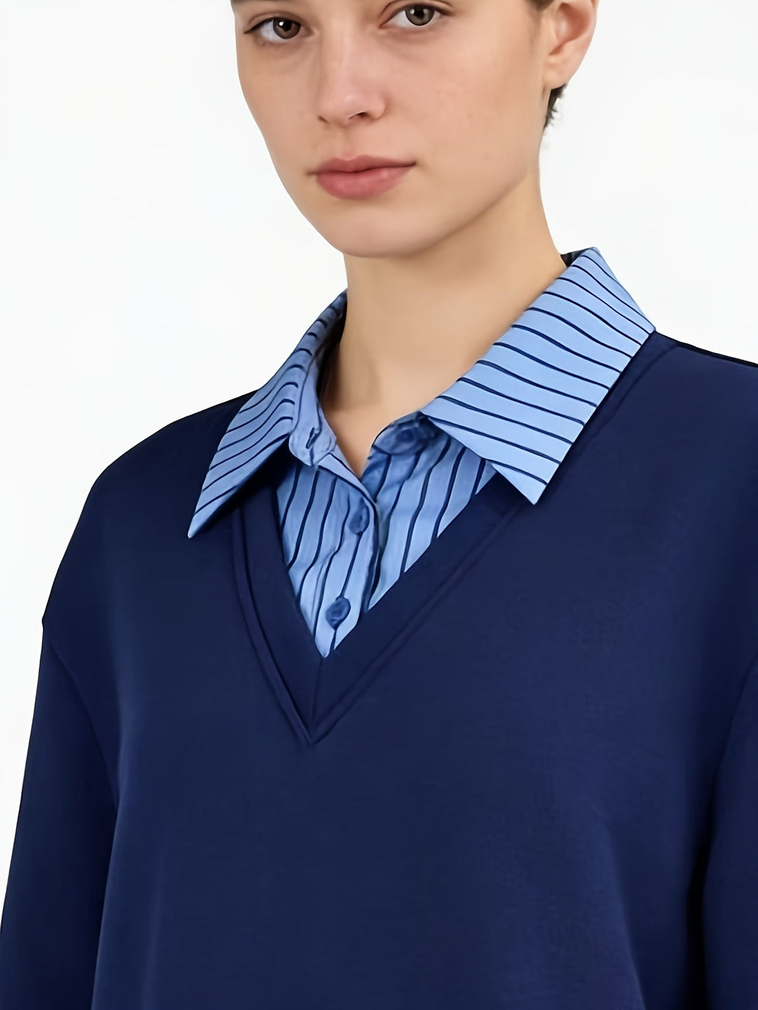 Calira – Mit Reverskragen, Strick-Poloshirt