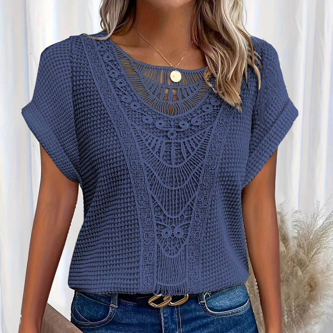 Zareli – Tonaler Besatz, Feinstrickpullover