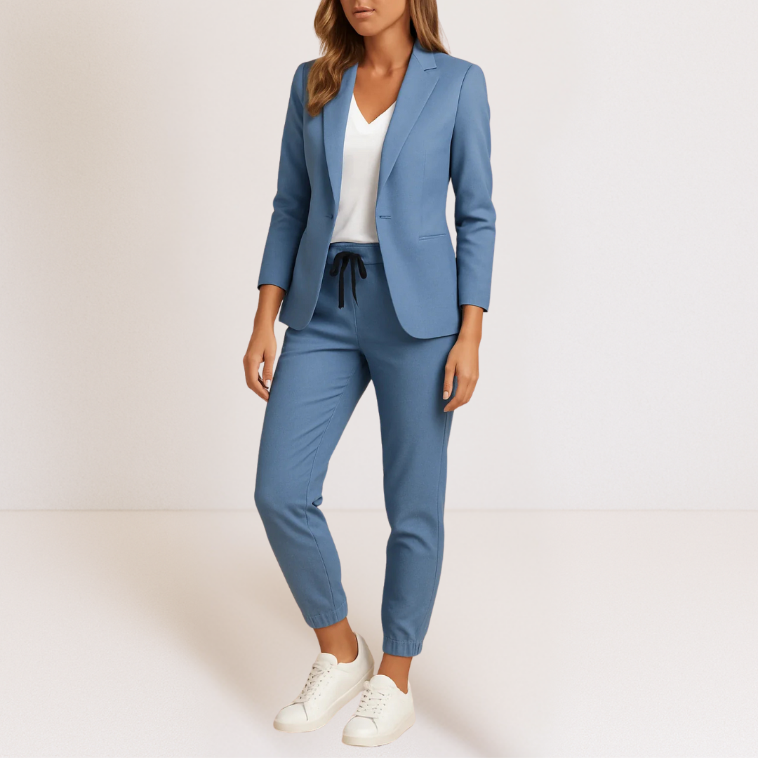 Nirelle – Strukturierte Jacke aus leichtem Anzugstoff