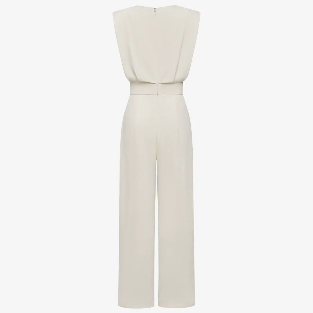 Neraya – mit gepolsterten Schultern, Stretchgewebe-Jumpsuit
