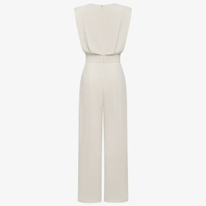 Neraya – mit gepolsterten Schultern, Stretchgewebe-Jumpsuit