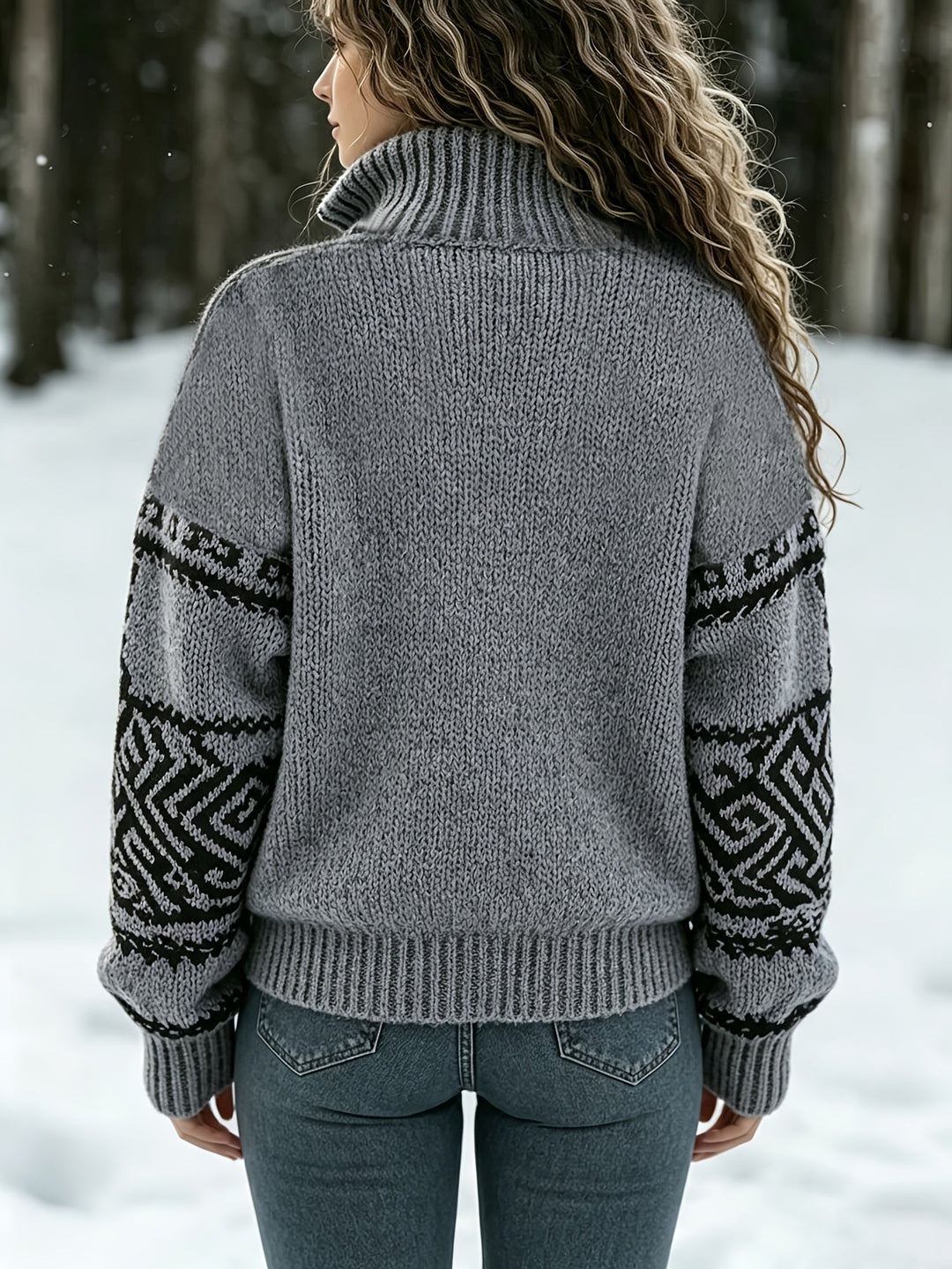 Calyne – Fair-Isle-Jacquard-Strickpullover