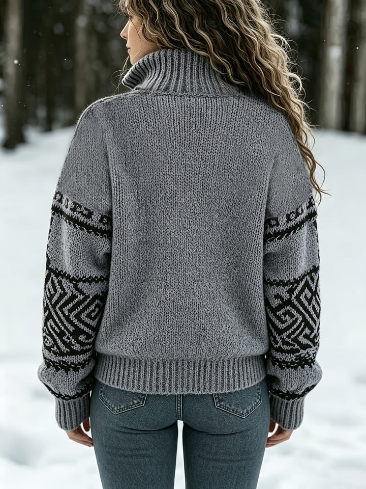 Calyne – Fair-Isle-Jacquard-Strickpullover