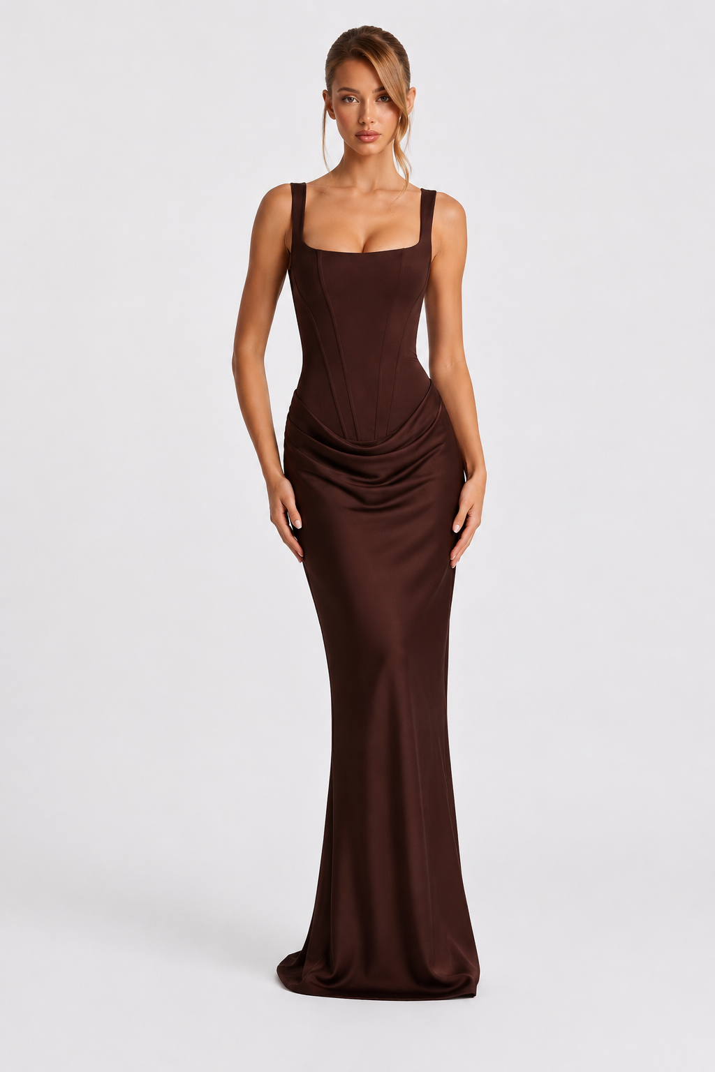 Rheva – bodenlanges Korsettkleid