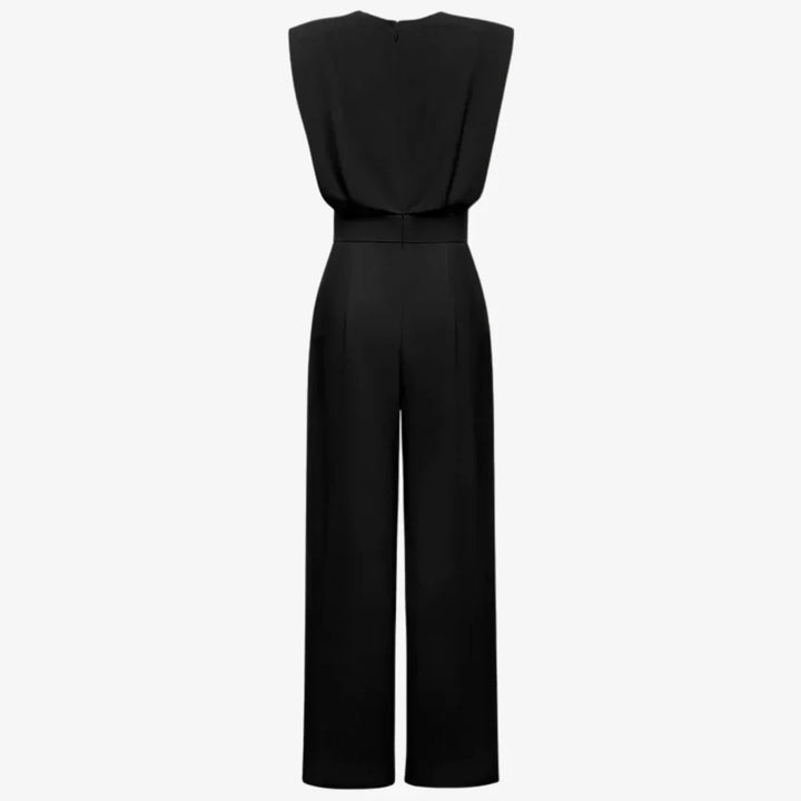 Neraya – mit gepolsterten Schultern, Stretchgewebe-Jumpsuit