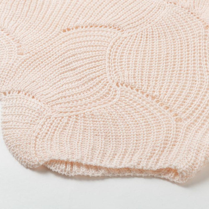 Velira – wellenförmiger, offen gestrickter Pullover
