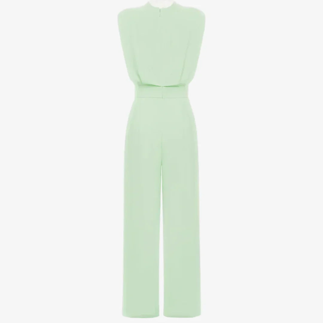 Neraya – mit gepolsterten Schultern, Stretchgewebe-Jumpsuit