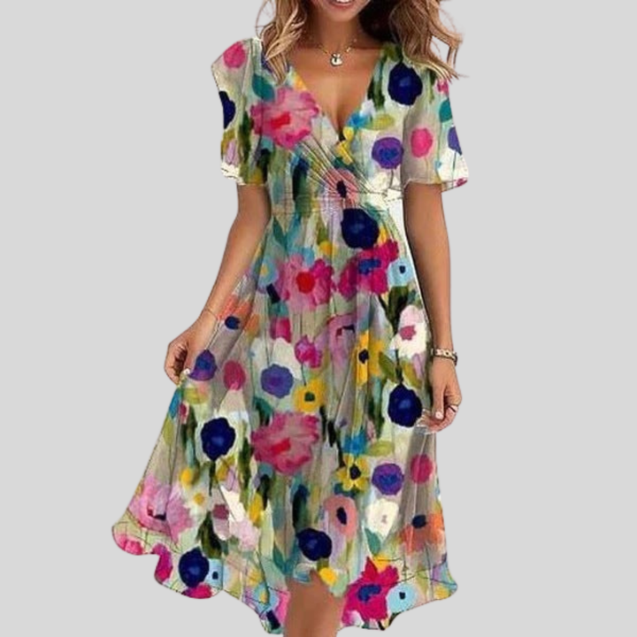 Zaleia – asymmetrisch gesäumtes Kleid