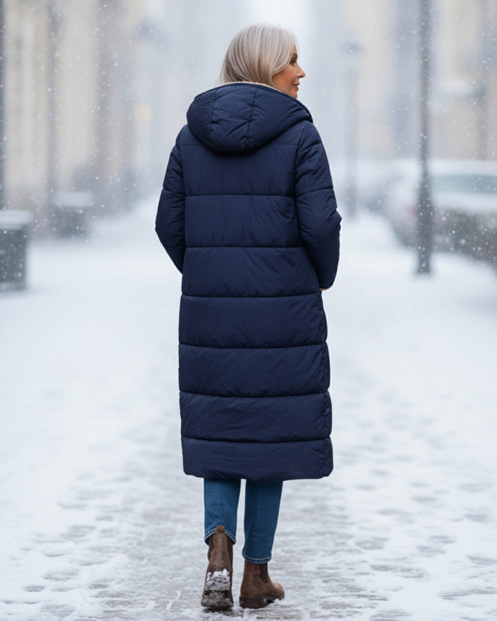 Arlise – Wende-Mantel mit Sherpa-Futter