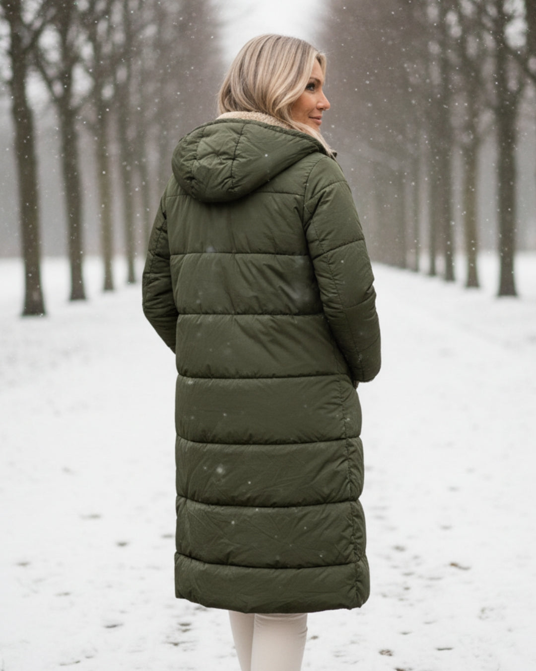 Arlise – Wende-Mantel mit Sherpa-Futter