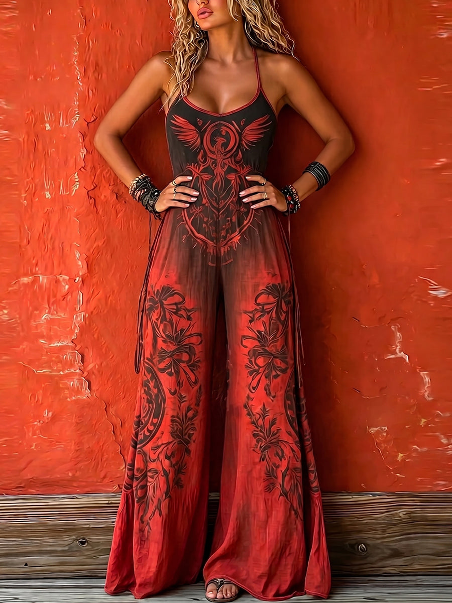 Zavine – Trägerloser Baumwollmix-Jumpsuit