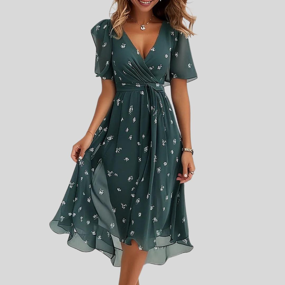 Zaleia – asymmetrisch gesäumtes Kleid