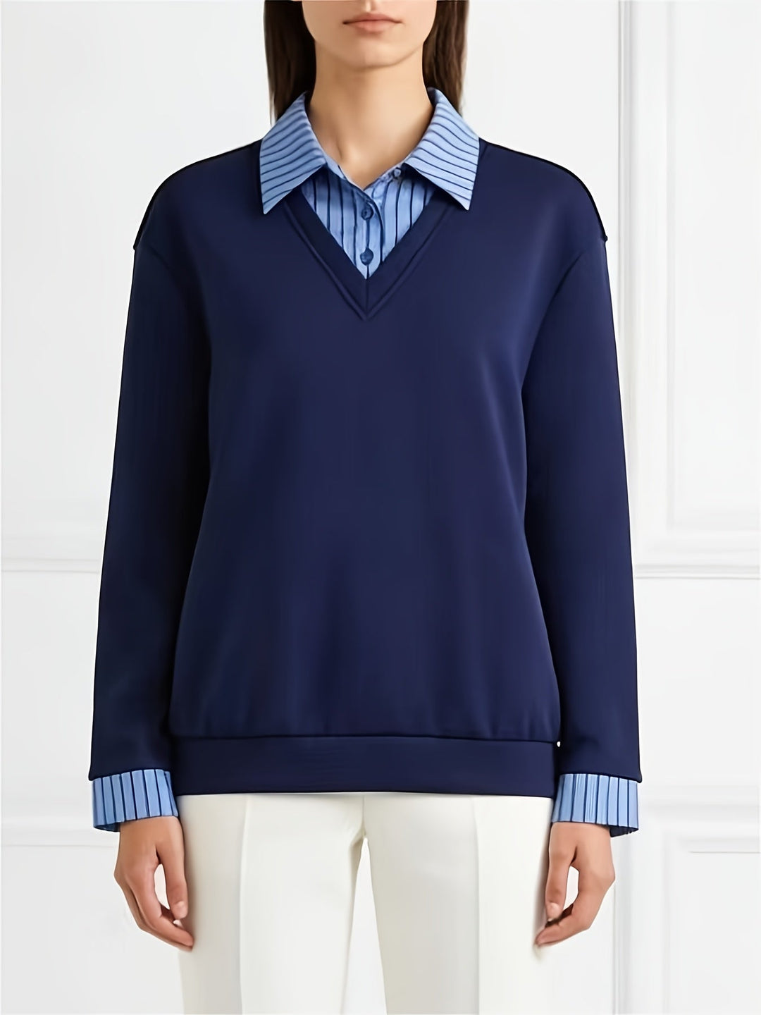 Calira – Mit Reverskragen, Strick-Poloshirt