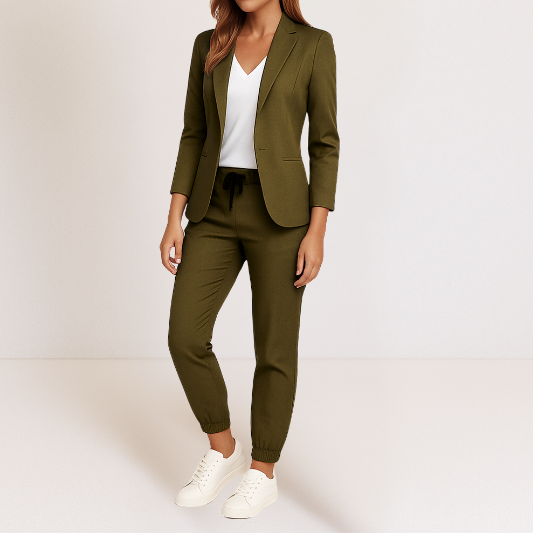 Nirelle – Strukturierte Jacke aus leichtem Anzugstoff